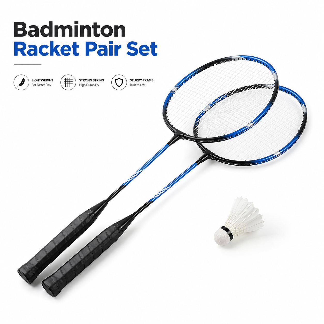 Badminton Racket Pair Set
